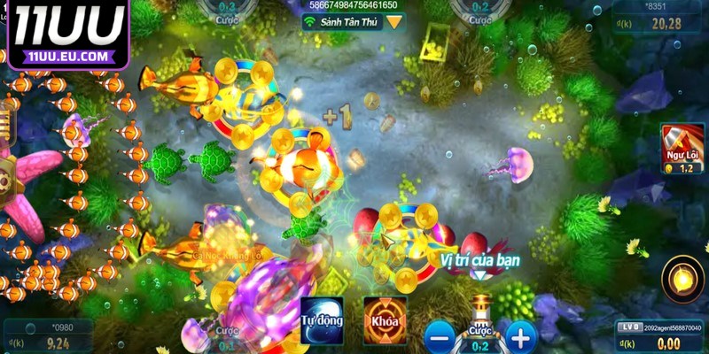 Luật chơi của game đánh cá vui vẻ rất đơn giản và dễ hiểu