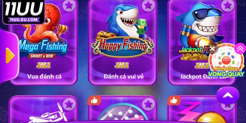 Bắn cá online 11UU vẫn luôn là sự lựa chọn hàng đầu của nhiều người