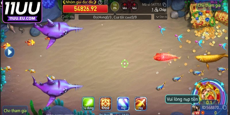 Bật mí các mẹo bắn cá online 11UU chuẩn cao thủ