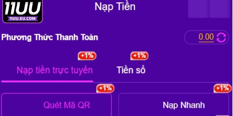 Lý do nên lựa chọn nạp tiền 11UU